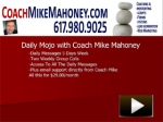 Coach Mike Mahoney